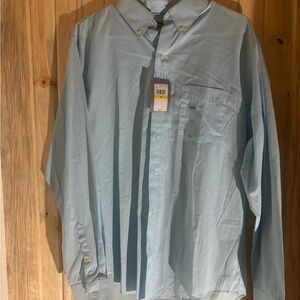Van Heusen Sky Blue Casual Button Down Shirt